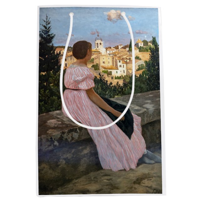 Bolsa De Regalo Mediana Bazille Frederic - El Vestido Rosa (Anverso)