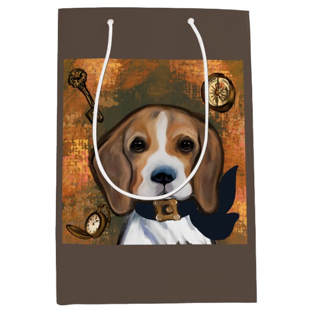 Bolsa De Regalo Mediana Beagle       (Anverso)
