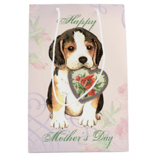 Bolsa De Regalo Mediana Beagle Heart Mom