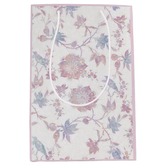 Bolsa De Regalo Mediana Beautiful pink watercolours (Anverso)