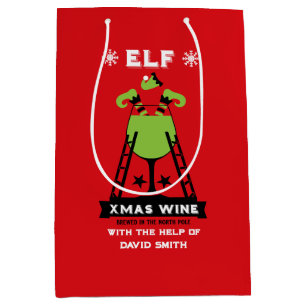Bolsa De Regalo Mediana Bebe Navidades Elf