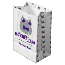 Bolsa De Regalo Mediana Bebé Niño Horn Frog Purple