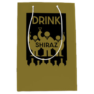 Bolsa De Regalo Mediana Bebedores de vino de Shiraz