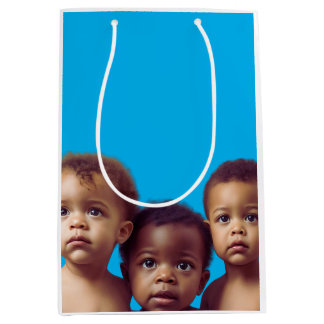 Bolsa De Regalo Mediana Bebés de regalo de papel de envolver para Baby Sho