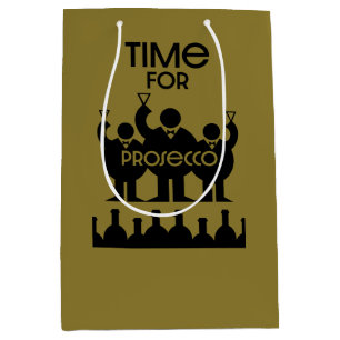 Bolsa De Regalo Mediana Bebidas de vino Prosecco