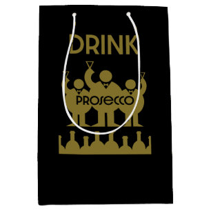 Bolsa De Regalo Mediana Bebidas de vino Prosecco