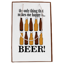 Bolsa De Regalo Mediana Beer Bottle Funny Beer