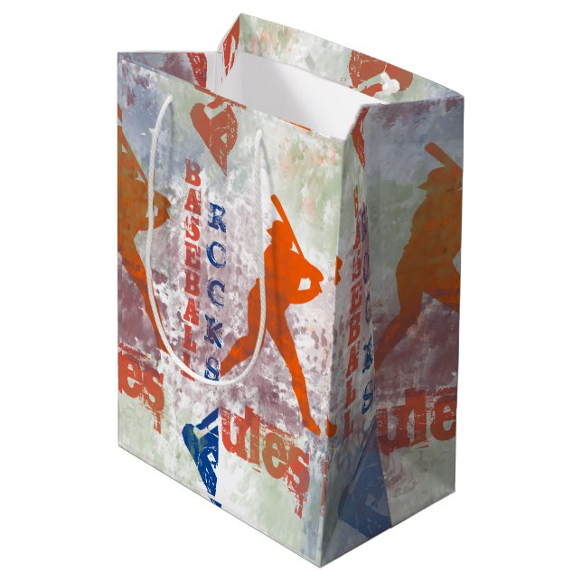 BOLSA DE REGALO MEDIANA BÉISBOL (Angulo reverso)