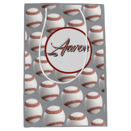 Bolsa De Regalo Mediana Béisbol Personalizado