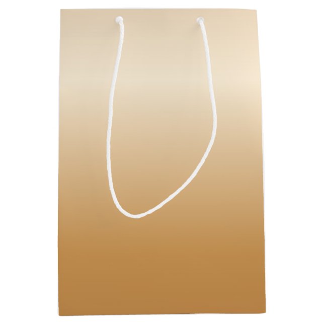 Bolsa De Regalo Mediana Belces de cobre metálicas (Anverso)