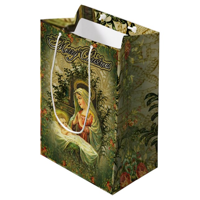 Bolsa De Regalo Mediana Bendecido (Angulo Anverso)