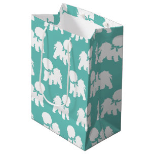 Bolsa De Regalo Mediana Bichon Frise Dog Puppy