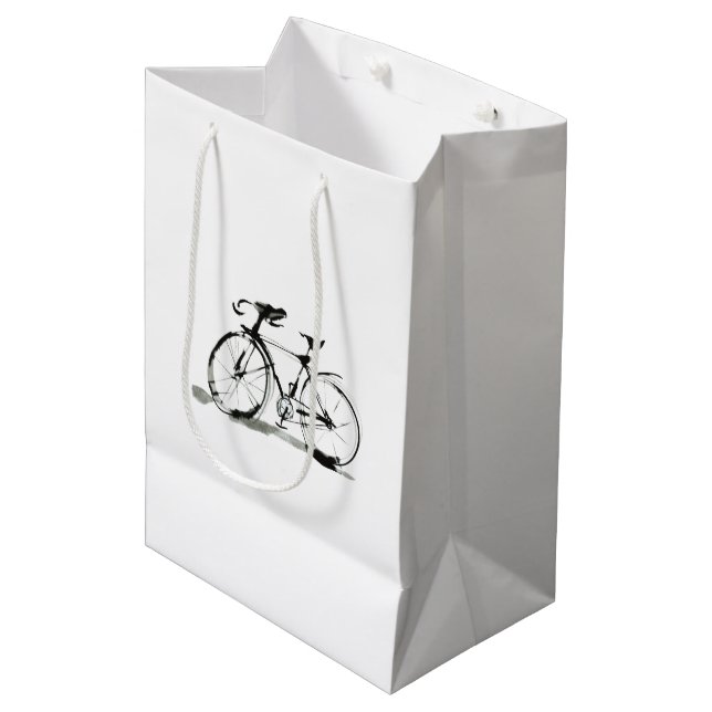 Bolsa De Regalo Mediana Bicicleta (Angulo Anverso)
