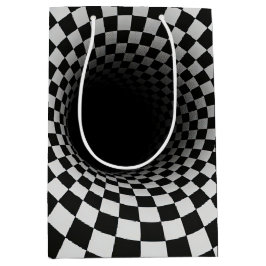 Bolsa De Regalo Mediana Birthday Optical Illusion Black Hole