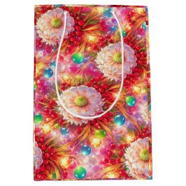Bolsa De Regalo Mediana Bloom Glow Magic – Leuchtende Blumen