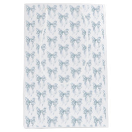 Bolsa De Regalo Mediana Blue Bow 