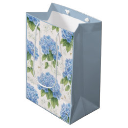 Bolsa De Regalo Mediana Blue Hydrangea Gift Bag | Botanical