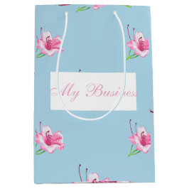 Bolsa De Regalo Mediana Blue mug with pink Lilly's 