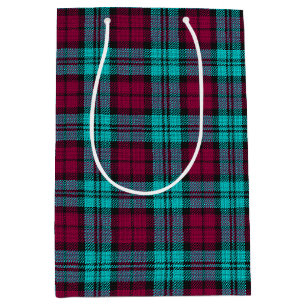 Bolsa De Regalo Mediana Blue Red Campbell Tartán Blackwatch Plain