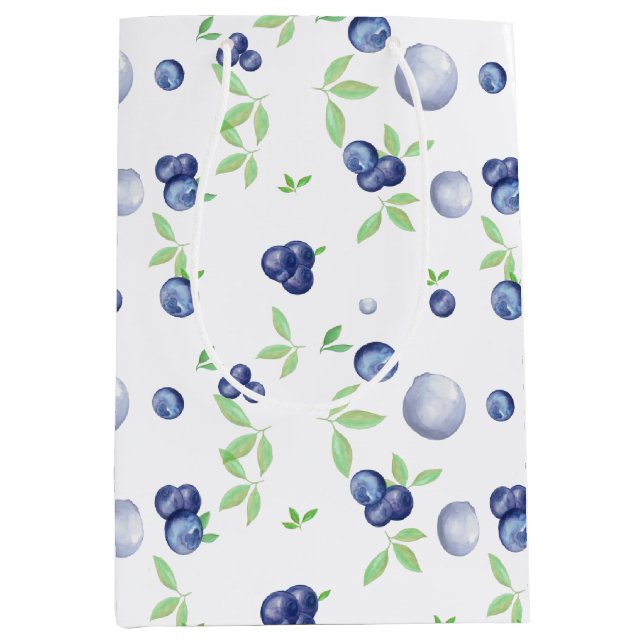 Bolsa De Regalo Mediana Blueberry  (Anverso)