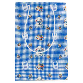 Bolsa De Regalo Mediana Blueberry Bunny’s First Birthday Bash!