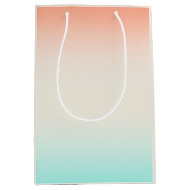 Bolsa De Regalo Mediana Blusas Mezclas de Lino Coral (Anverso)