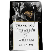 Boda Botánico Floral Elegante Moderno Gracias