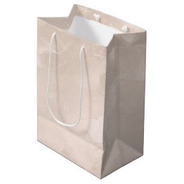 Bolsa De Regalo Mediana Boda Chic Perla Glam Marfil Rubor
