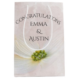 Bolsa De Regalo Mediana Boda Cosmos Flor En Rosa