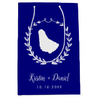 Boda de mapas de Navy Blue Barbados Bienvenida a S