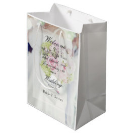Bolsa De Regalo Mediana Boda de novias y flores para Bouquet