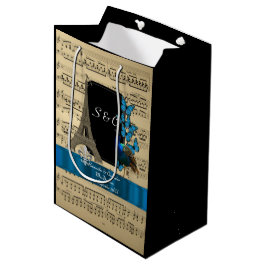 Bolsa De Regalo Mediana Boda personalizado romántico parisino