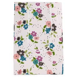 Bolsa De Regalo Mediana Boho Flower Clusters