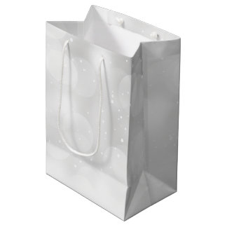 Bolsa De Regalo Mediana Bokeh de boda personalizado