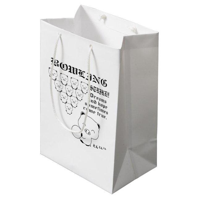 Bolsa De Regalo Mediana Boliche (Angulo Anverso)