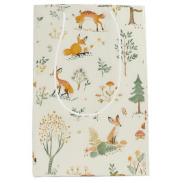 Bolsa De Regalo Mediana "Bolsa de regalo de Foxy Woodland"