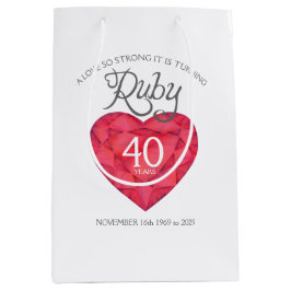 Bolsa De Regalo Mediana Bolso de encargo del regalo de la joyería del