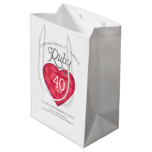 Bolsa De Regalo Mediana Bolso de encargo del regalo de la joyería del