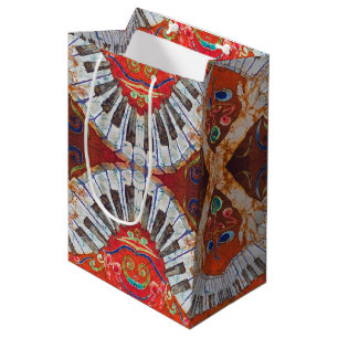 Bolsa De Regalo Mediana Bolso de encargo del regalo del piano R4 - medio,