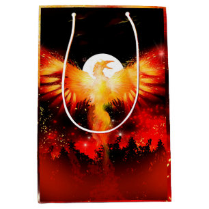 Bolsa De Regalo Mediana Bolso de levantamiento del regalo de Phoenix