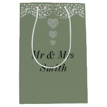 Bolso de regalo boda personalizado inusual para bo