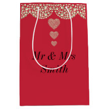 Bolso de regalo boda personalizado inusual para bo