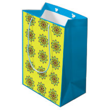 bolso de regalo de papel para envolver con arte de