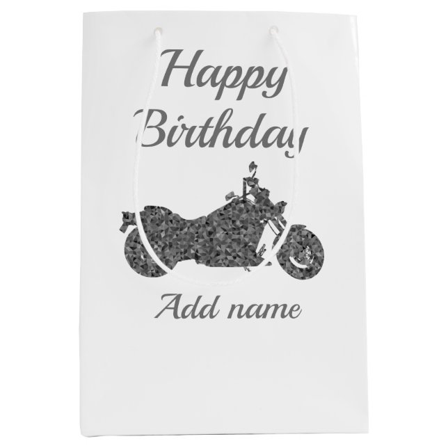 Bolsa De Regalo Mediana Bolso de regalo personalizado para motocicletas y  (Anverso)