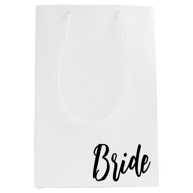 Bolsa De Regalo Mediana Bolso de regalo personalizado, recuerdo de la dama (Anverso)