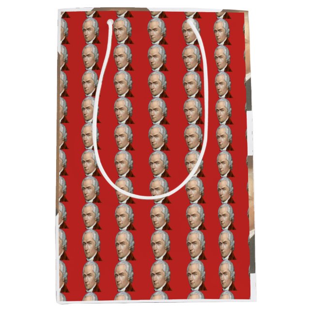 Bolsa De Regalo Mediana Bolso del regalo de Alexander Hamilton (Anverso)