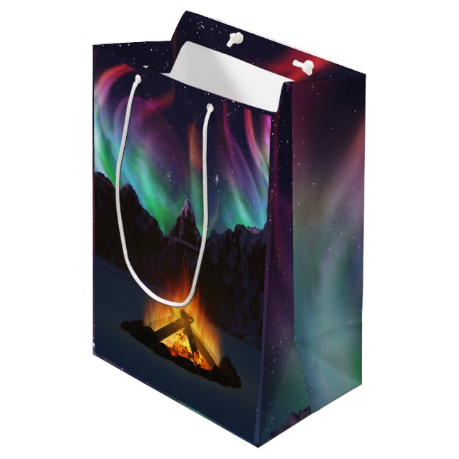 Bolsa De Regalo Mediana Bolso del regalo de la aurora de Cwm (Angulo Anverso)