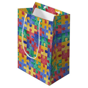 Bolsa De Regalo Mediana Bolso del regalo de la conciencia del autismo