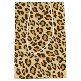 Bolsa De Regalo Mediana Bolso del regalo del estampado leopardo