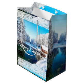 Bolsa De Regalo Mediana Bolso del regalo del navidad
